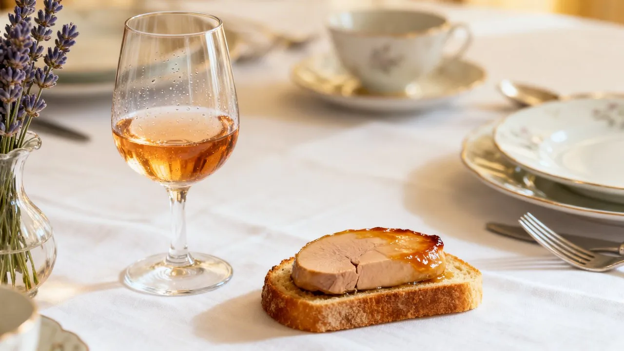 Párování jídla a vína Rulandské šedé z pozdního sběru s foie gras