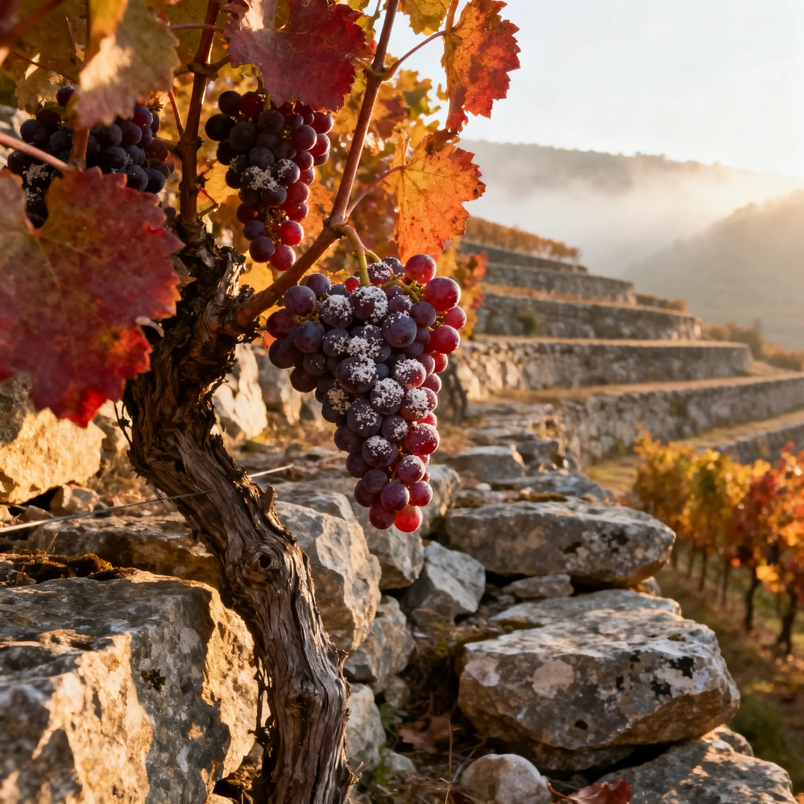 Syrah na žulových terasách Rhônského údolí